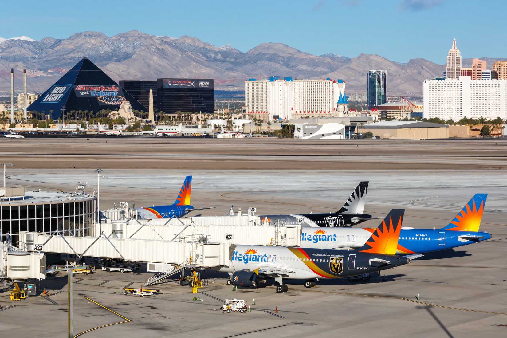 Allegiant Airlines at Las Vegas Airport