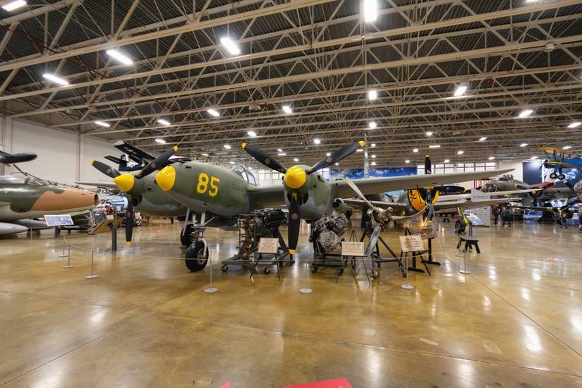 Lockheed P-38 Lightning aircraft, Hill Aerospace Museum