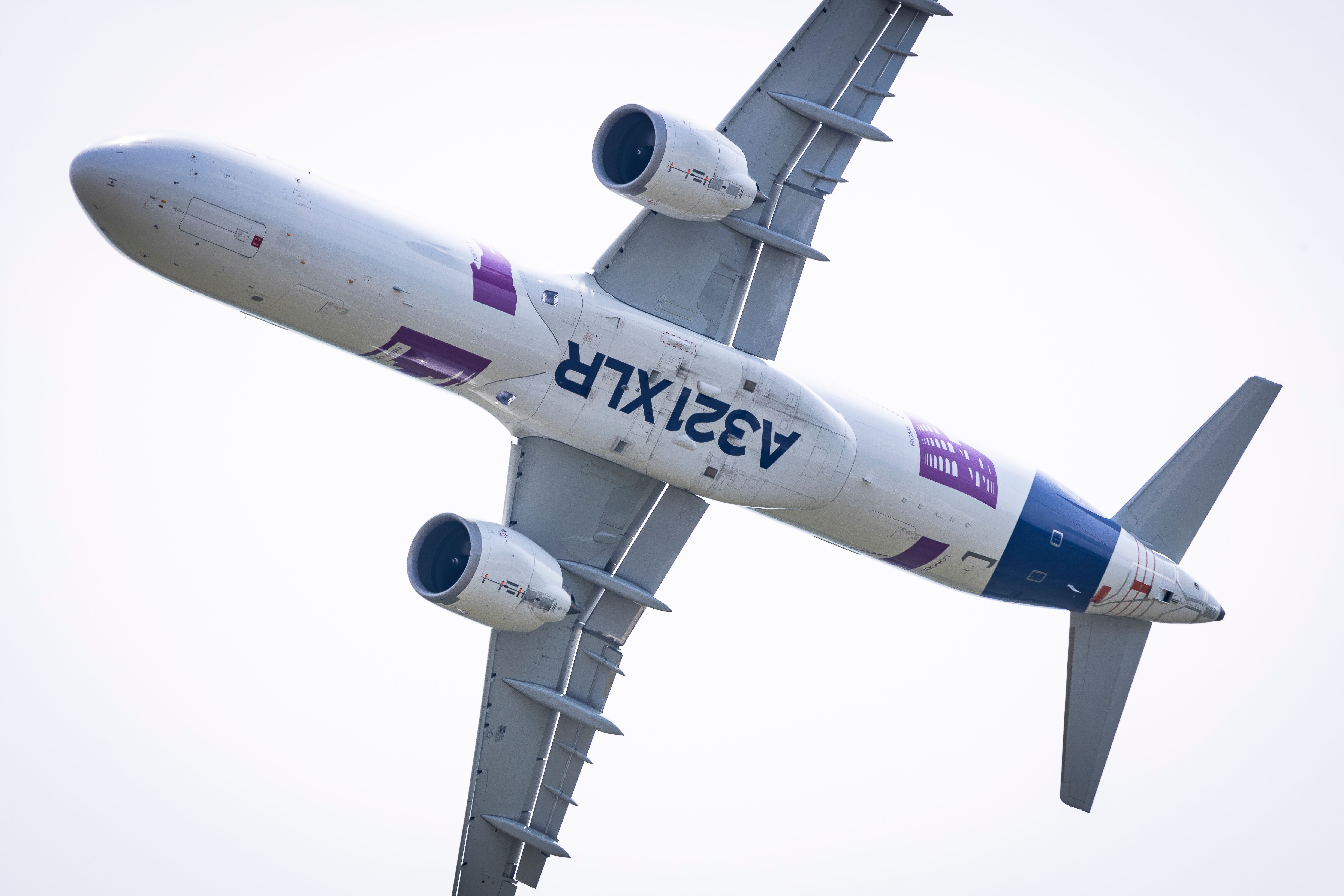 Airbus Shows Off A321XLR In Stunning Riyadh Air Livery