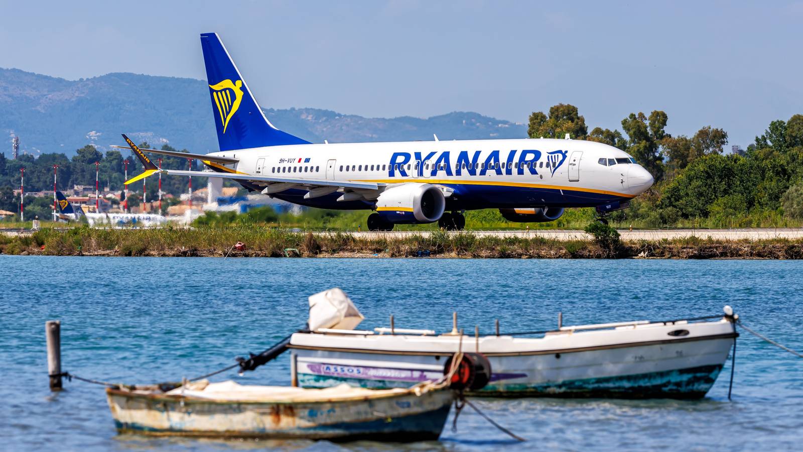 Ryanair Boeing 737 Collides With Fence After Landing In Greece