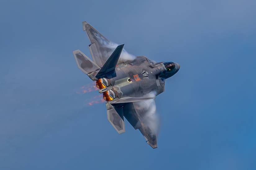 F-22 Raptor at 75th NATO Anniversary Joint Power Demonstration