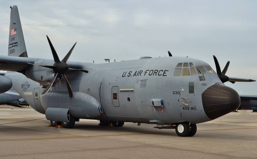 Tampa, USA: A U.S. Air Force C-130J