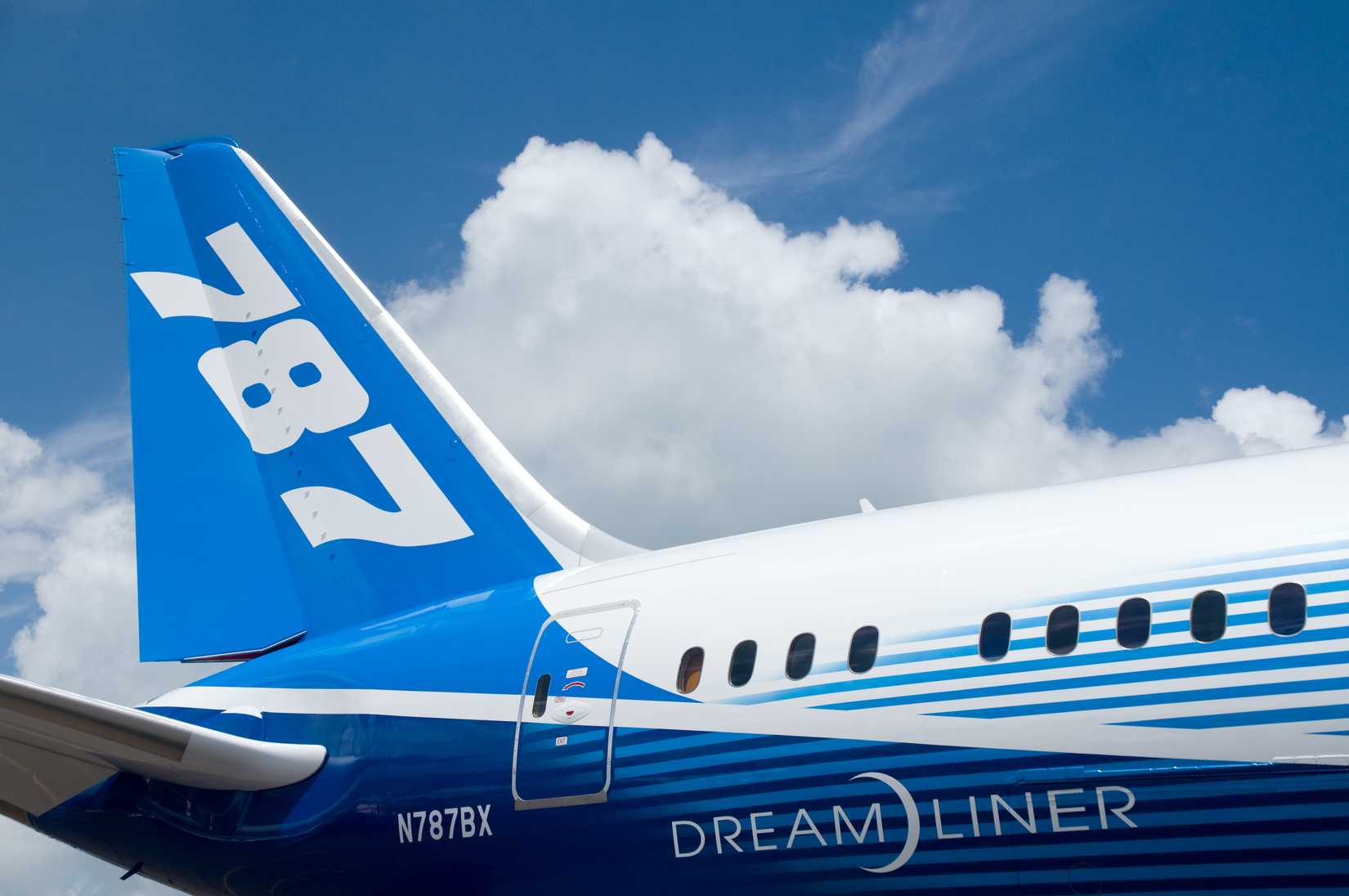 Boeing 787 Dreamliner tail