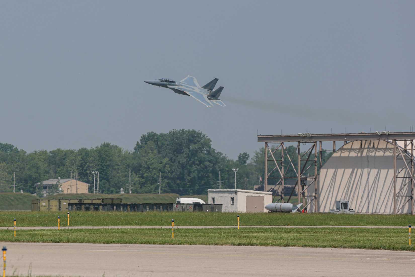 F-15EX and KC-46 Pegasus missions arrive at Selfridge ANGB