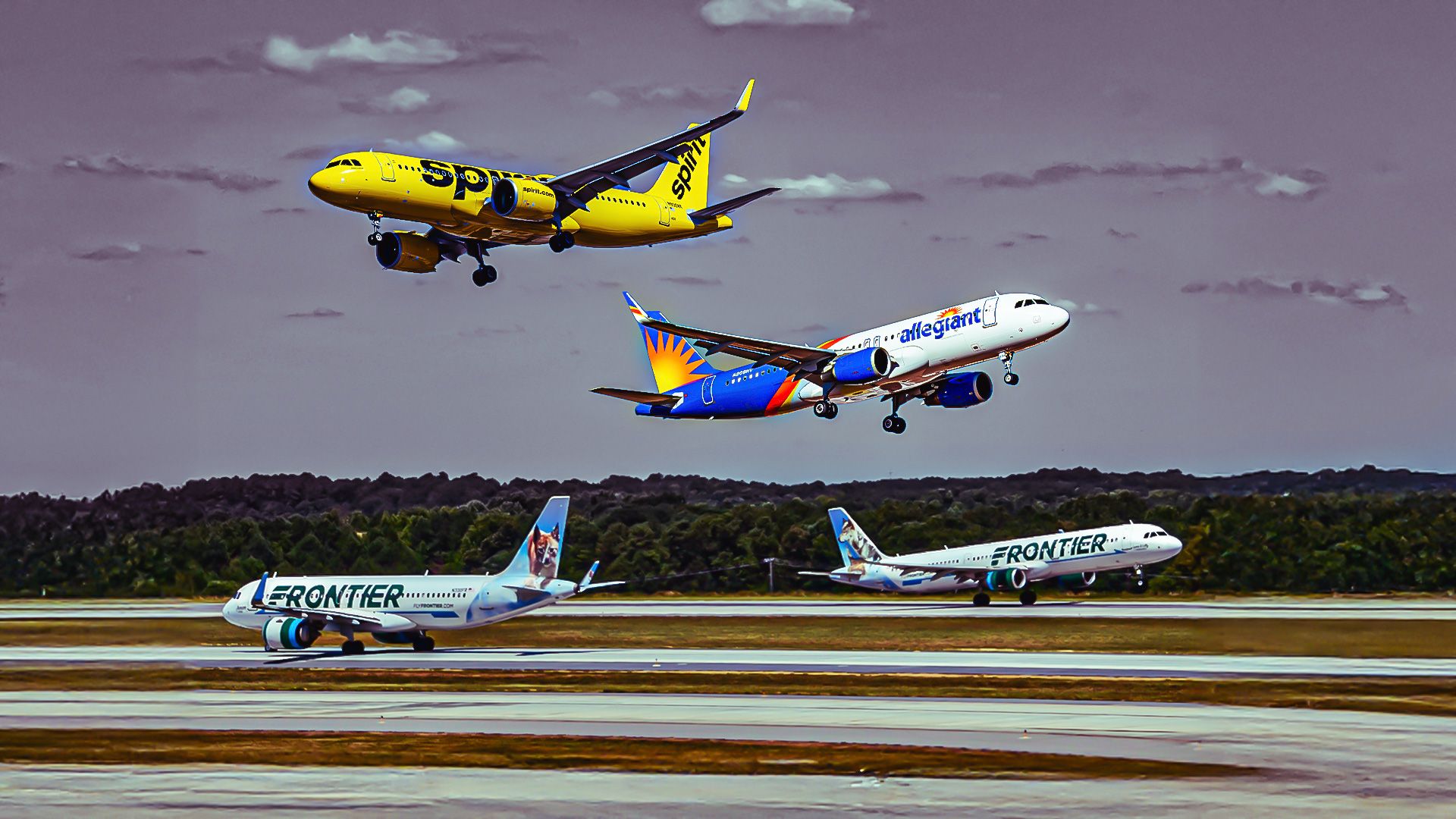 Frontier Vs. Allegiant Vs. Spirit: Which Carrier Has The Most Aircraft?
