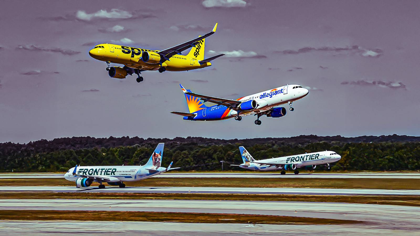 Frontier Vs. Allegiant Vs. Spirit: Which Carrier Has The Most Aircraft?