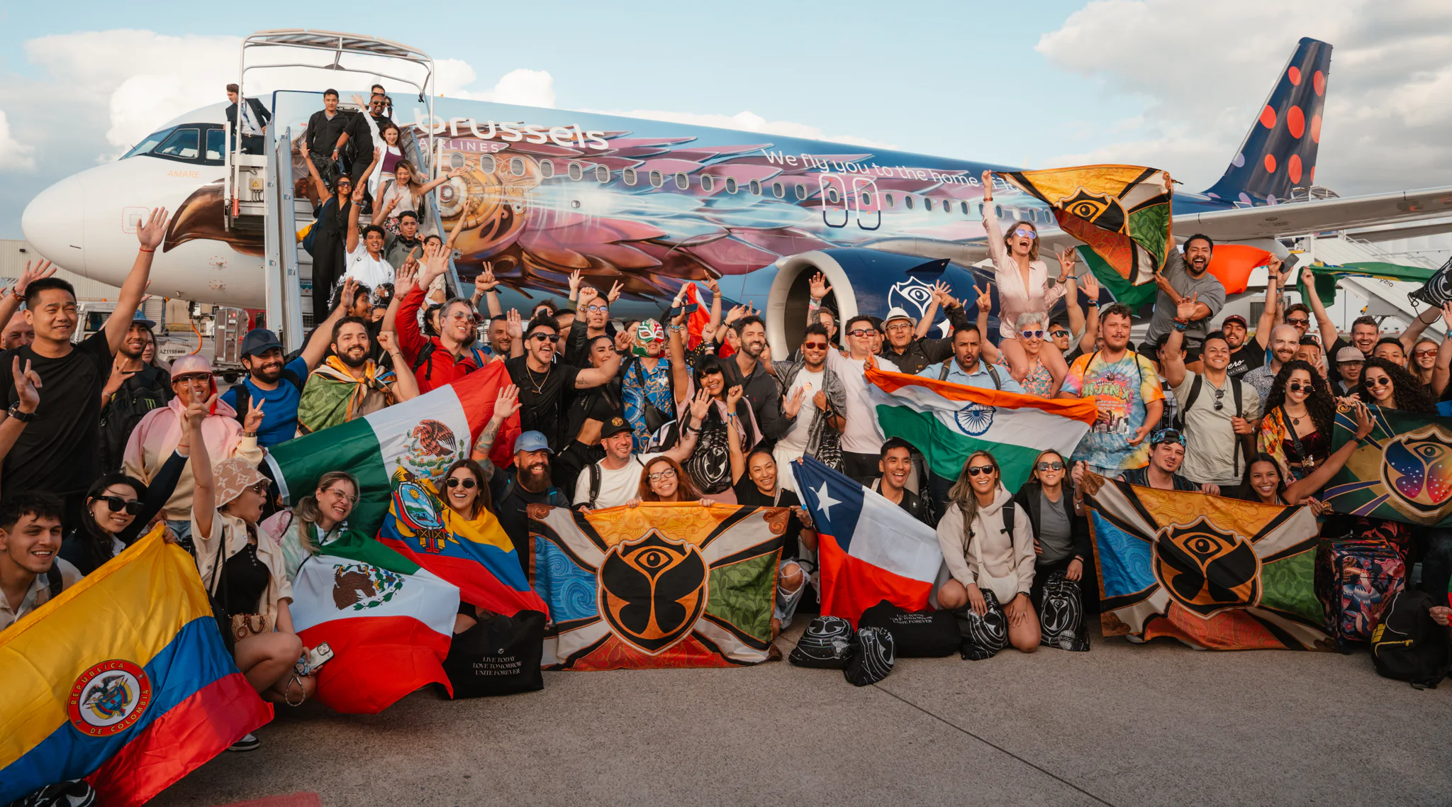 Tomorrowland's Main Stage in Flames: Will Brussels Airlines' Party