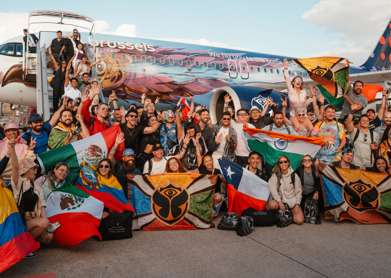 Tomorrowland's Main Stage in Flames: Will Brussels Airlines' Party