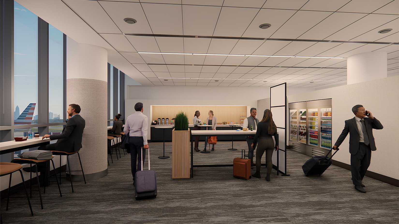 American Airlines Unveils Grab-and-Go Lounge at Charlotte Airport