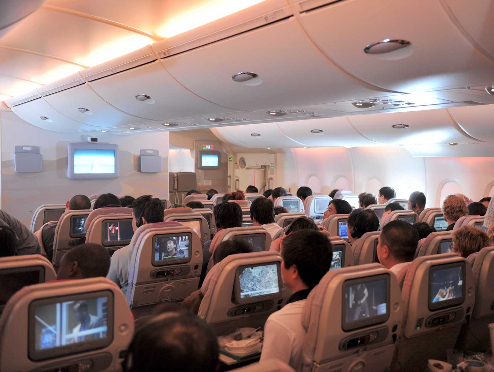 Emirates A380 economy class