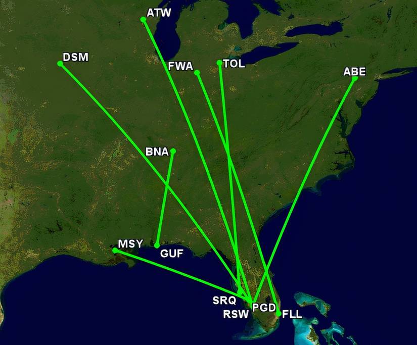 Simple New Routes Allegiant Air & Breeze Airways Add 14 New Routes & 3 New Cities To ...