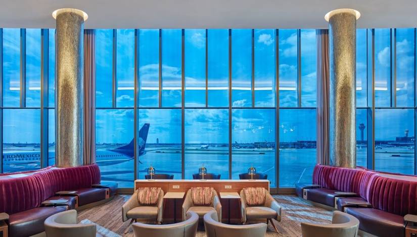 At four times the size of the previous Club in ORD Terminal 2, the new Club includes seating for nearly 400 guests.
