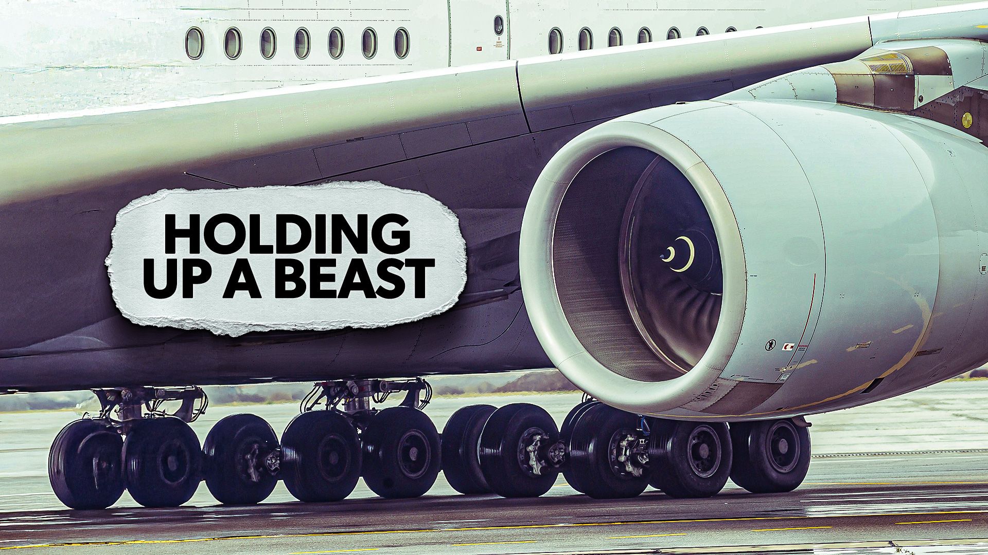 A380 landing gear and engine detail