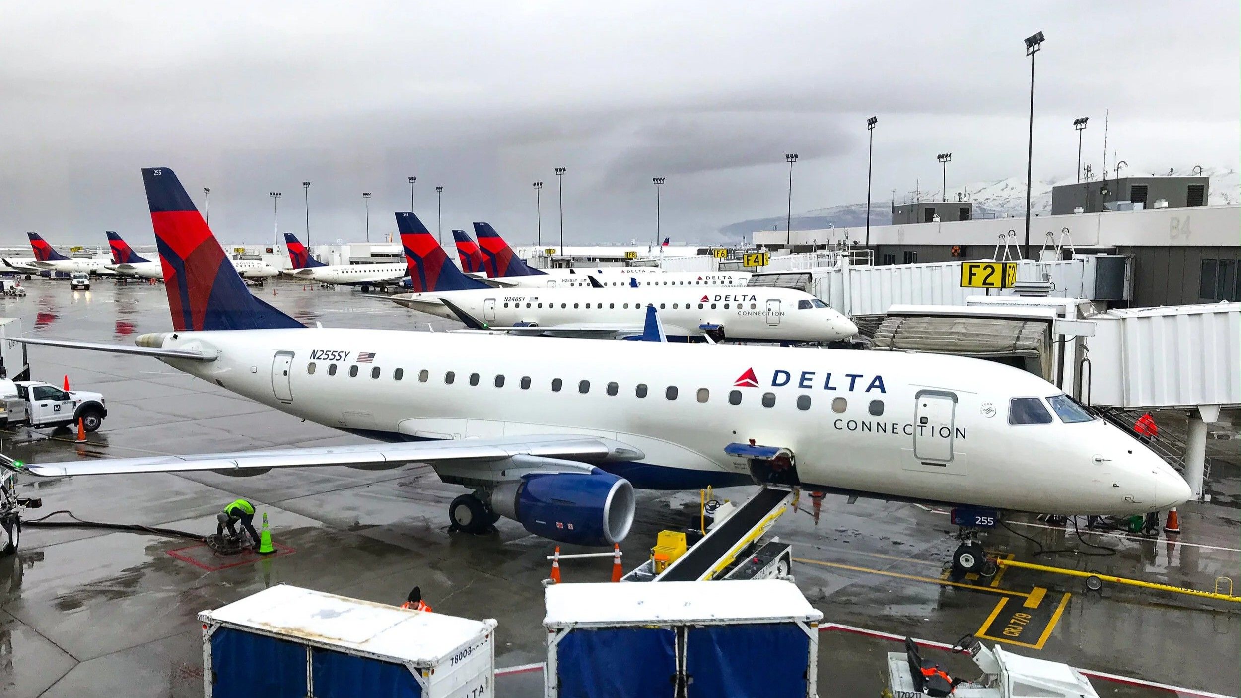 Air Force Says B-52 Bomber Was On FAA-Approved Flight Path Amid Delta Connection Embraer E175 Near-Miss