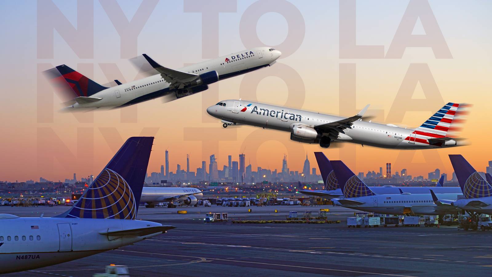 Delta Vs. American Vs. United: Which Airline Dominates Between New York & LA?