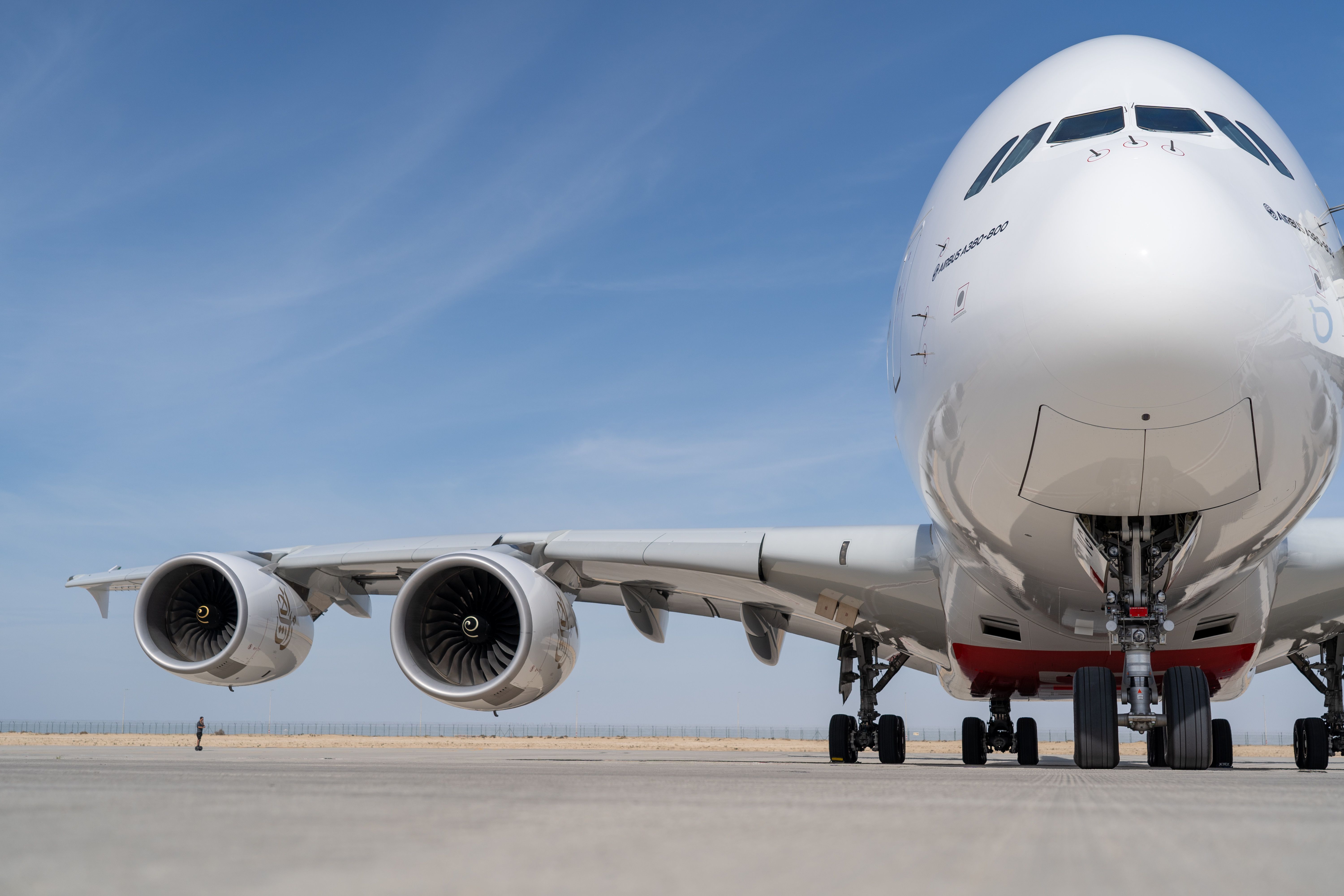 Dubai Airshow 2023 - A380 Emirates