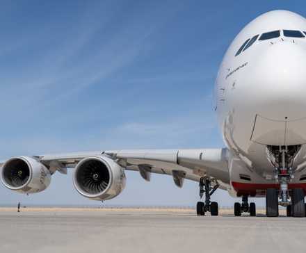 Dubai Airshow 2023 - A380 Emirates