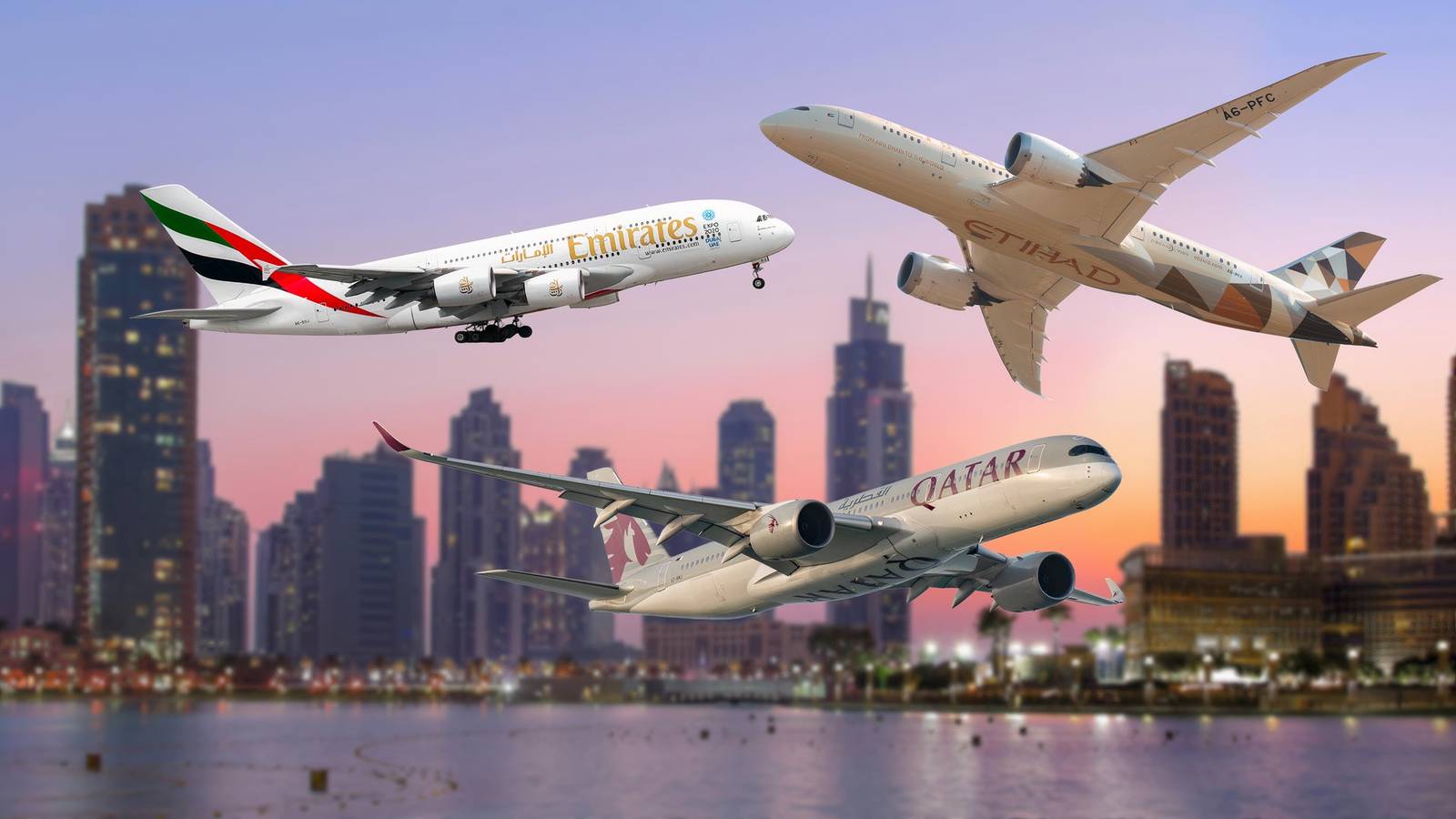 Emirates Vs. Etihad Airways Vs. Qatar Airways: Which Carrier Wins With Its  Fleet?