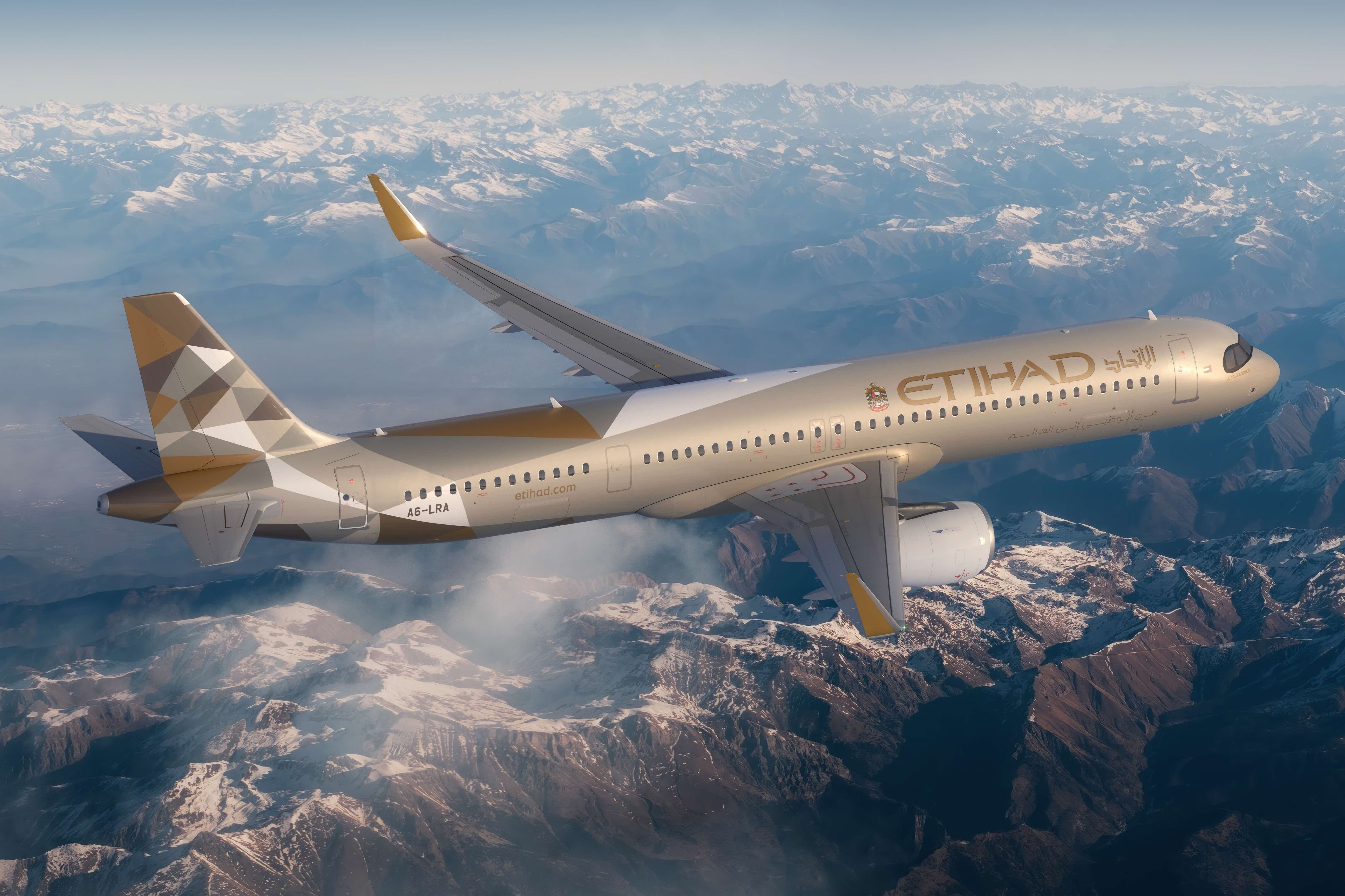 Etihad Airways Takes Delivery of First Airbus A321LR & Redefines Short To Medium-Haul Travel