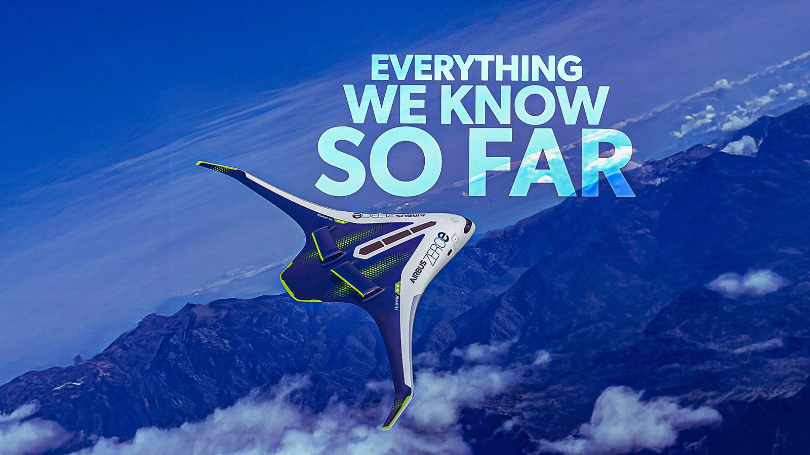 Airbus' Long-Haul Blended-Wing Body Hydrogen Plane: Everything We Know So Far