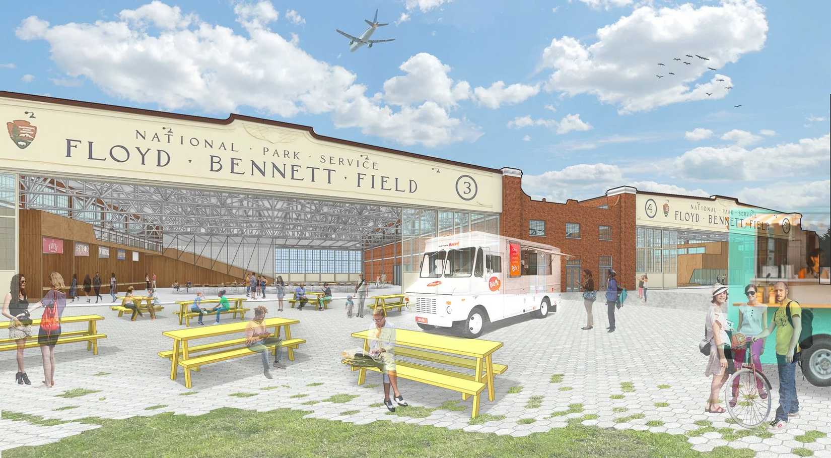 Render of the Floyd Bennett Field