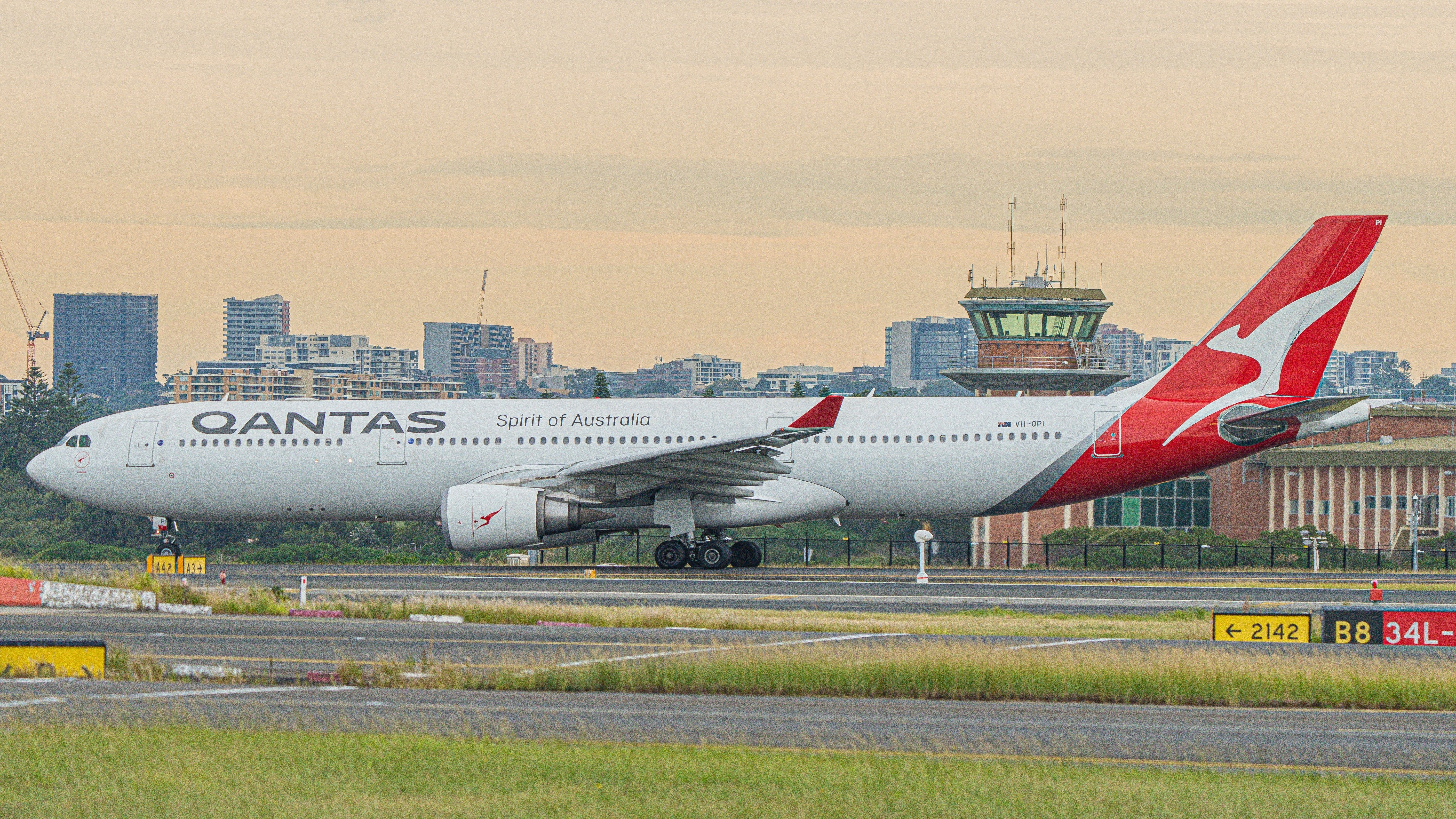 Qantas A330 In Sydney