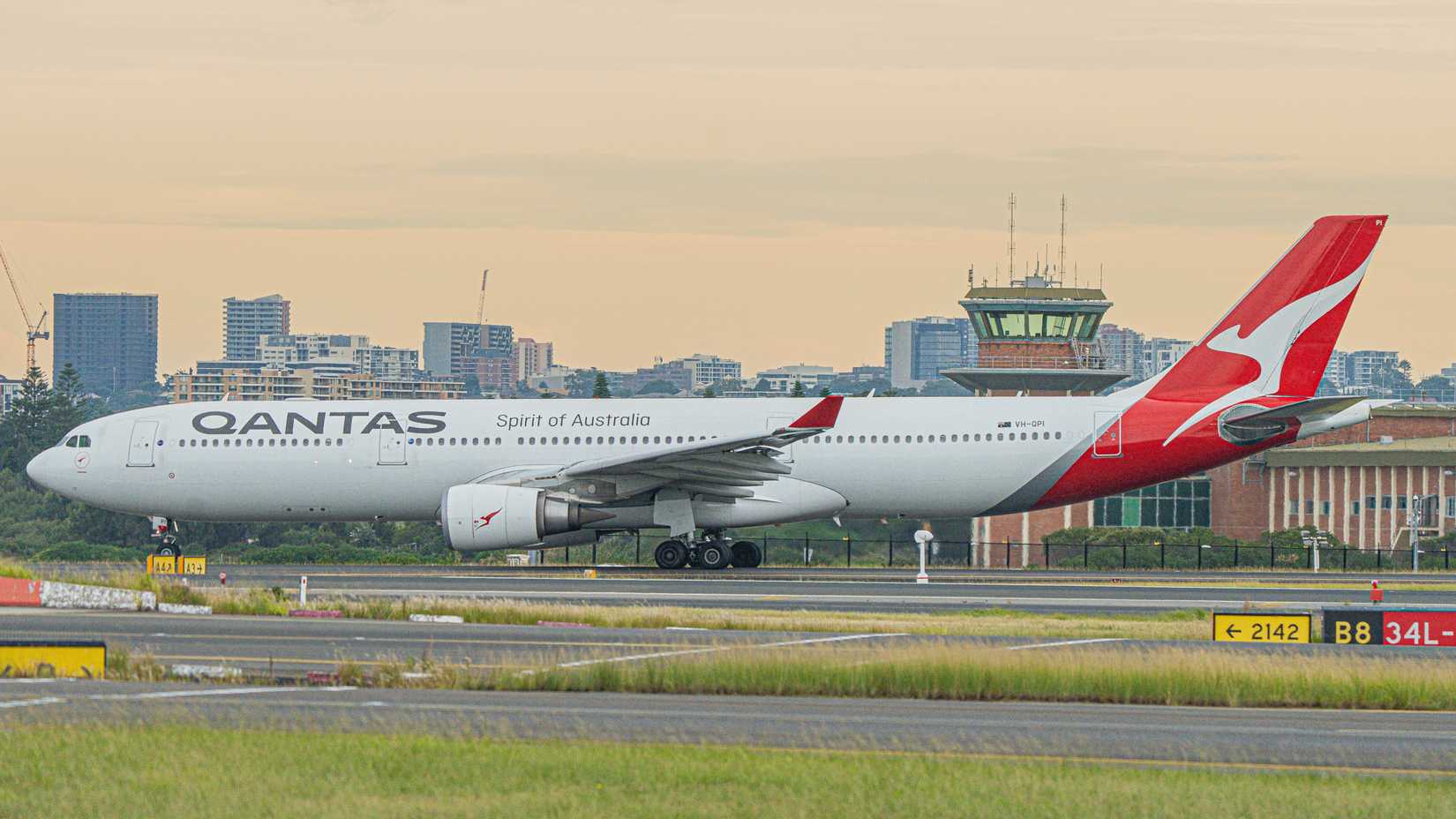 Qantas A330 In Sydney