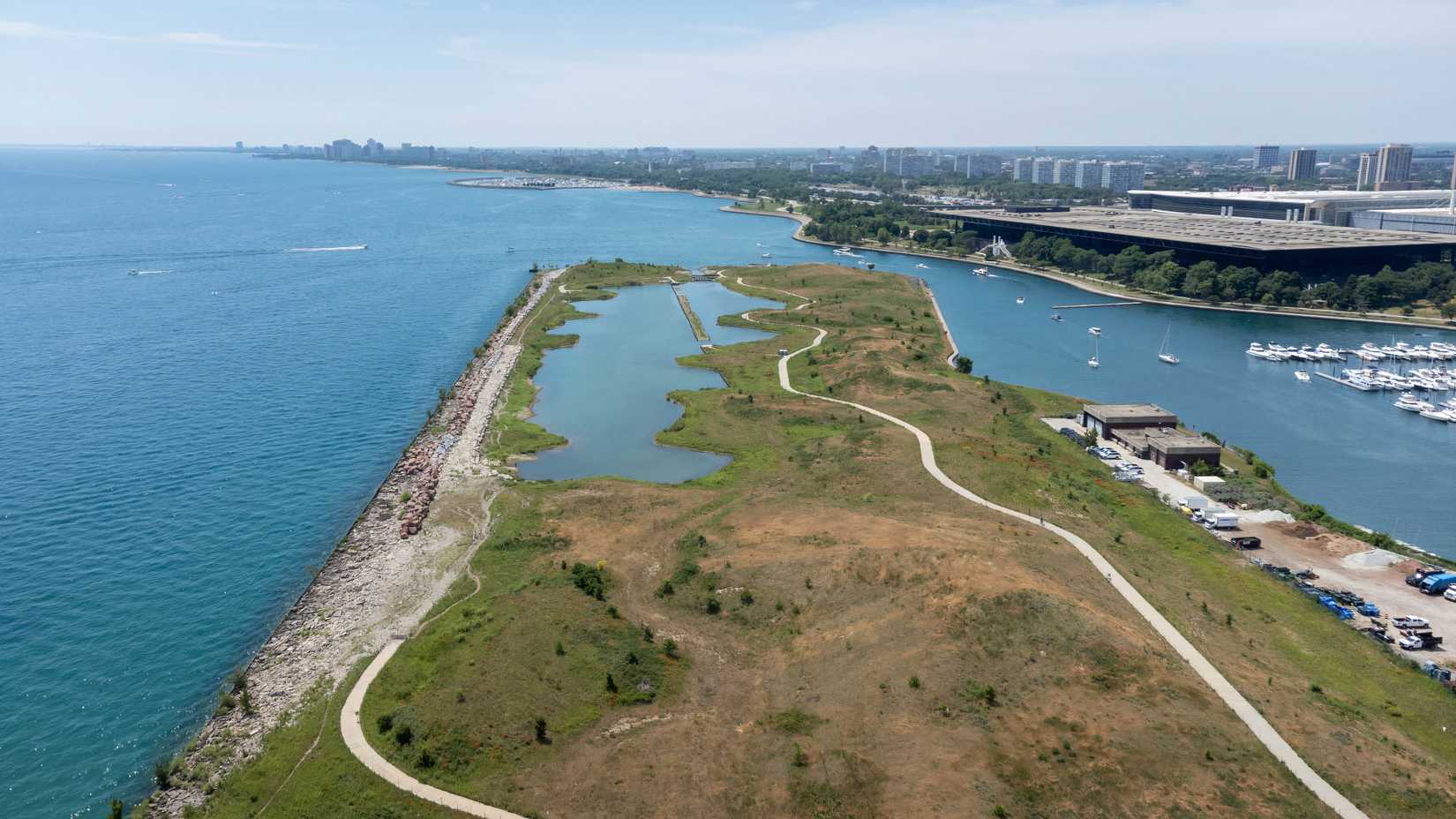 Northerly Island Park in Chicago, Illinois, in 2022
