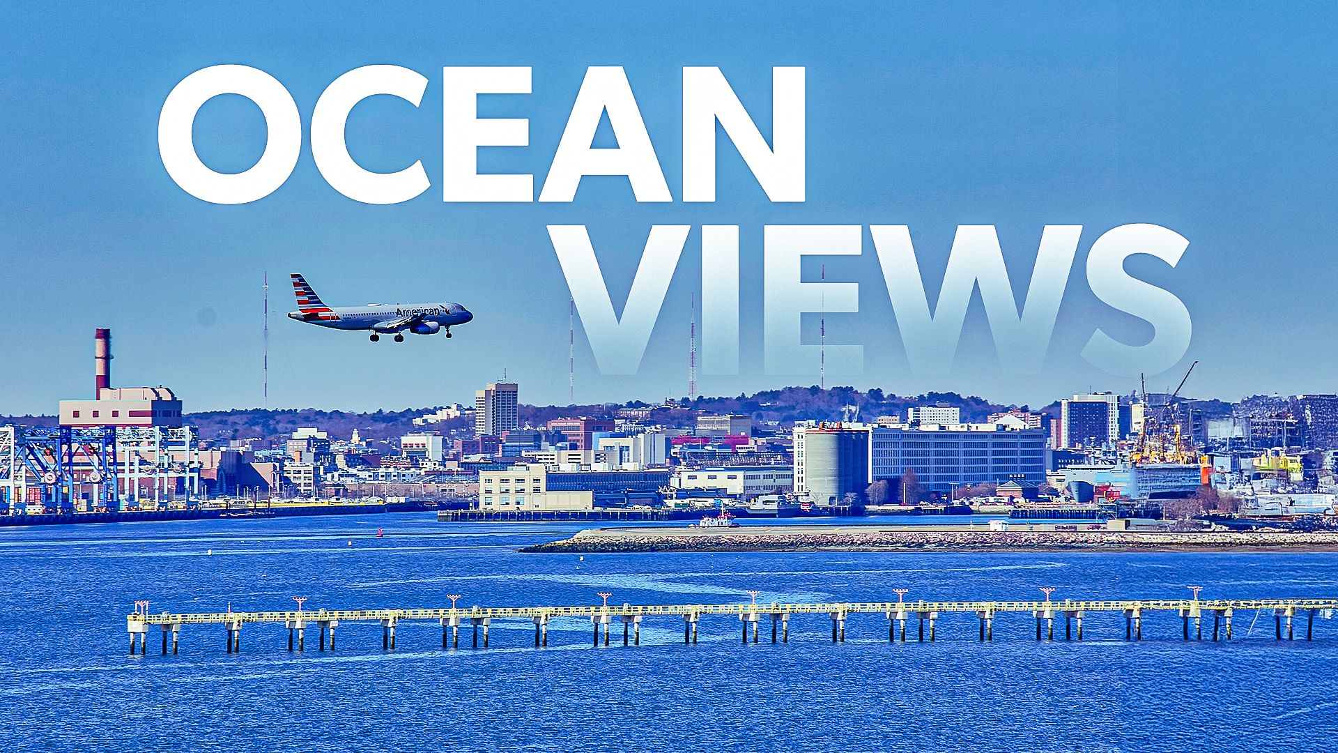 View of Boston Logan Airport
