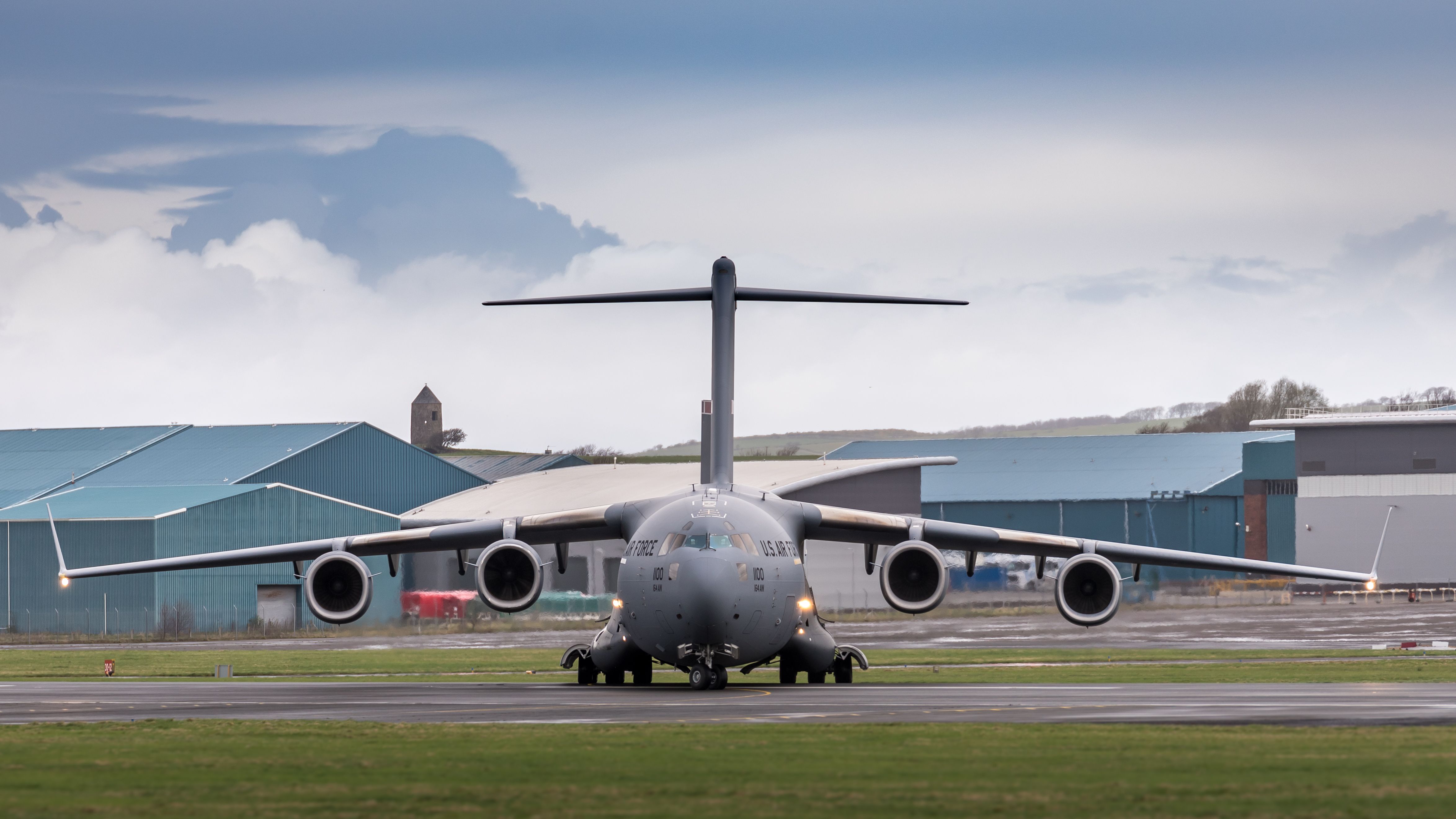 Inside the Massive Security Operation At Glasgow Prestwick Airport For Trump's Visit
