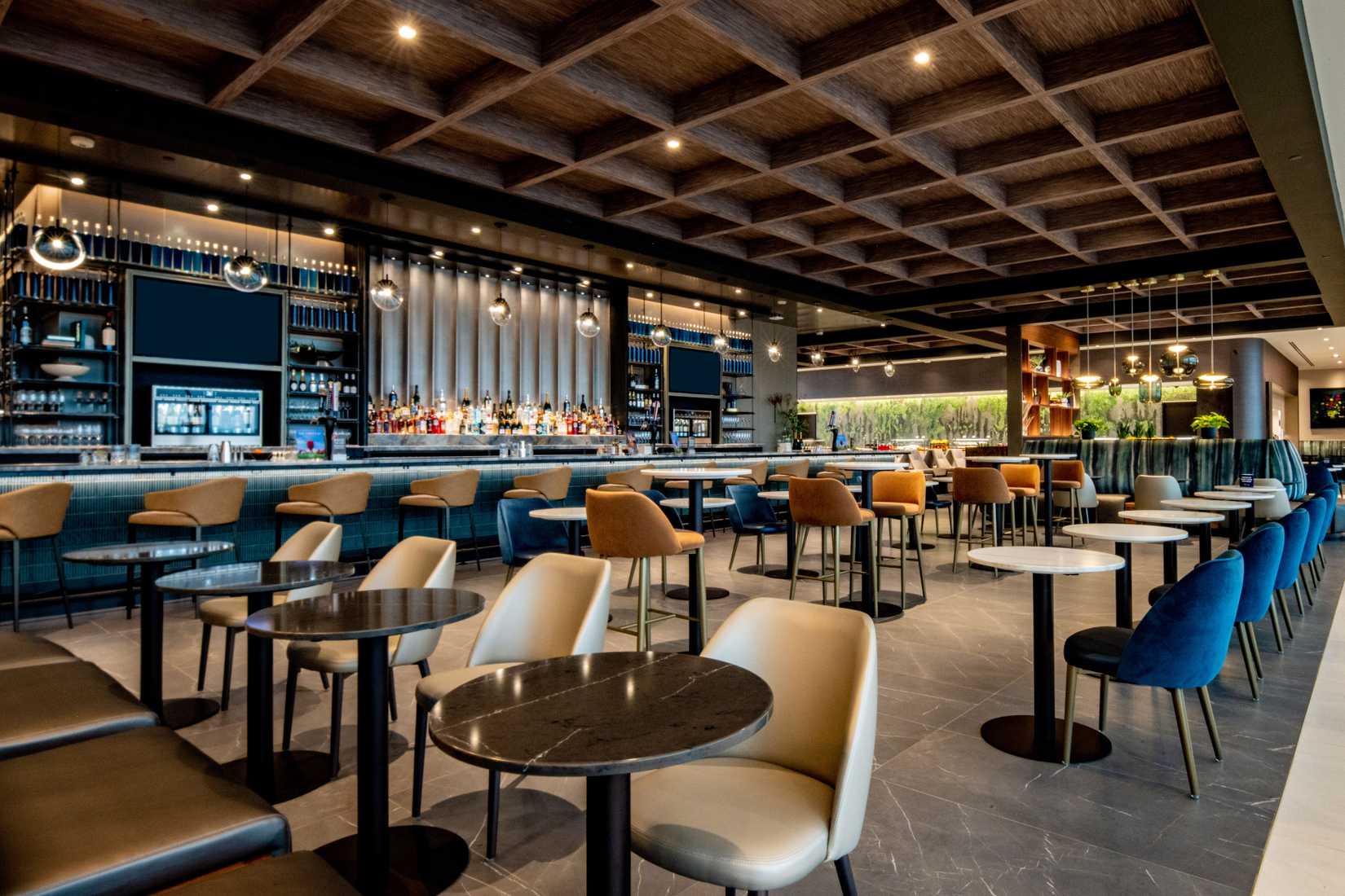 The 24,000-square-foot Concourse D Sky Club in Atlanta.