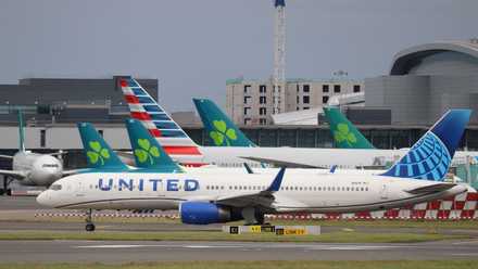 United Airlines a major American airline and a founding member of the Star Alliance.