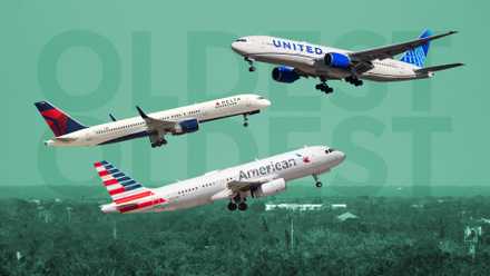 What Are The Oldest Active Aircraft At Each Of The 'Big 3' US Carriers