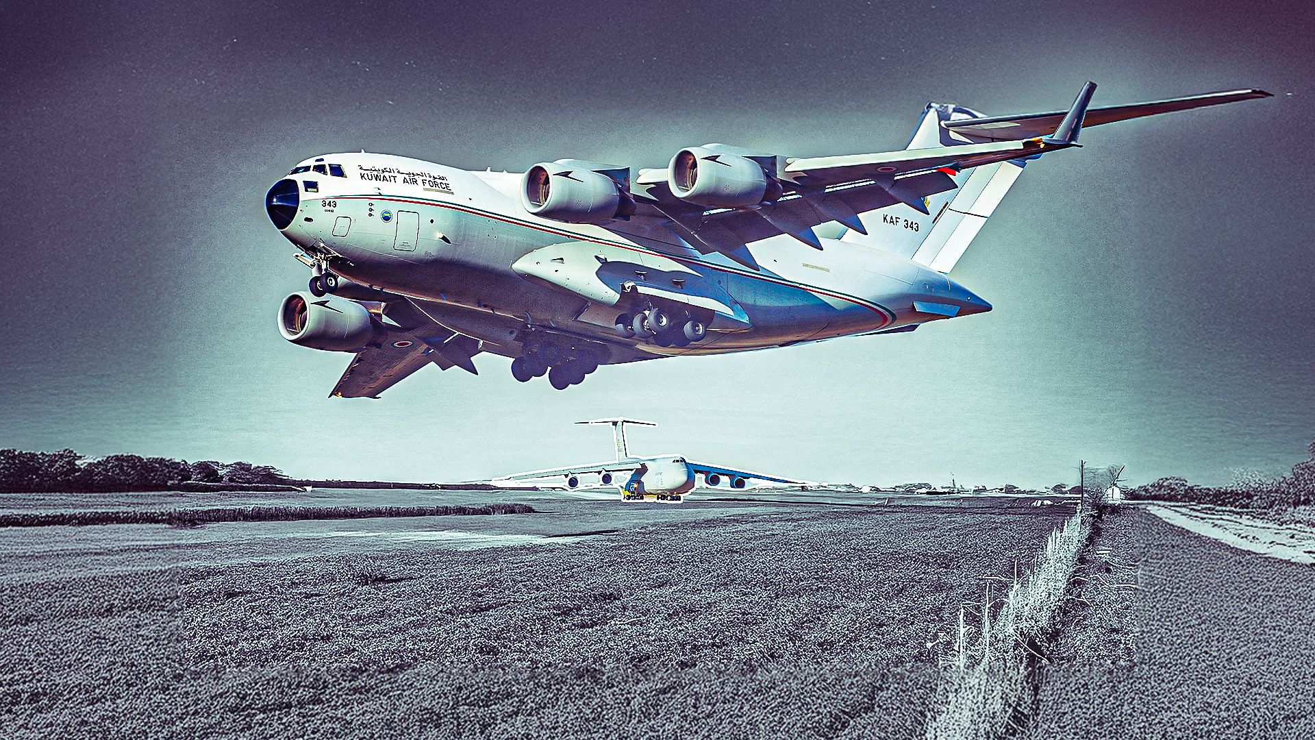 C-17 Globemaster and C-5 Galaxy