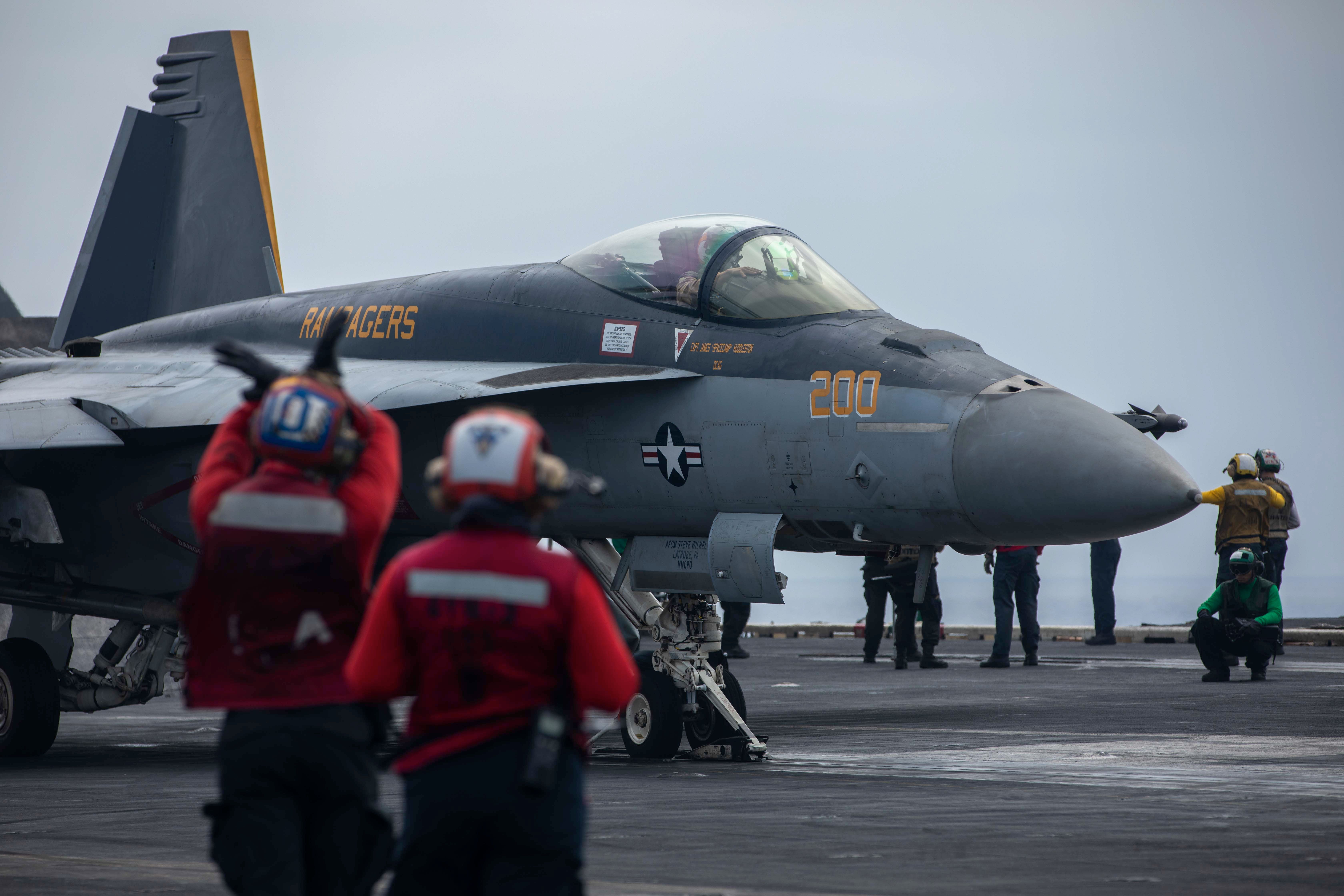 F-18 Super Hornet Pilot Rescued Off Virginia Coast After Midair
