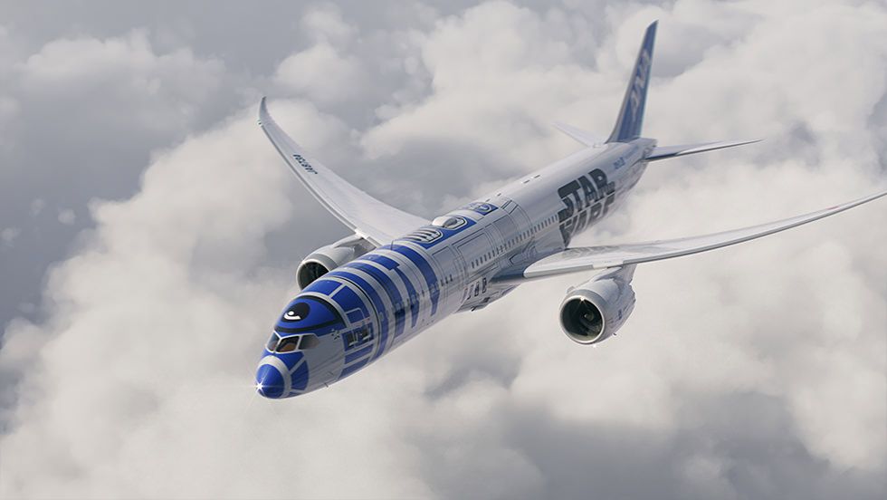 ANA x STARWARS｜R2-D2｜全日空商事｜ BOEING787-9 ANA Star Wars special livery R2-D2 Boeing 787 has retired