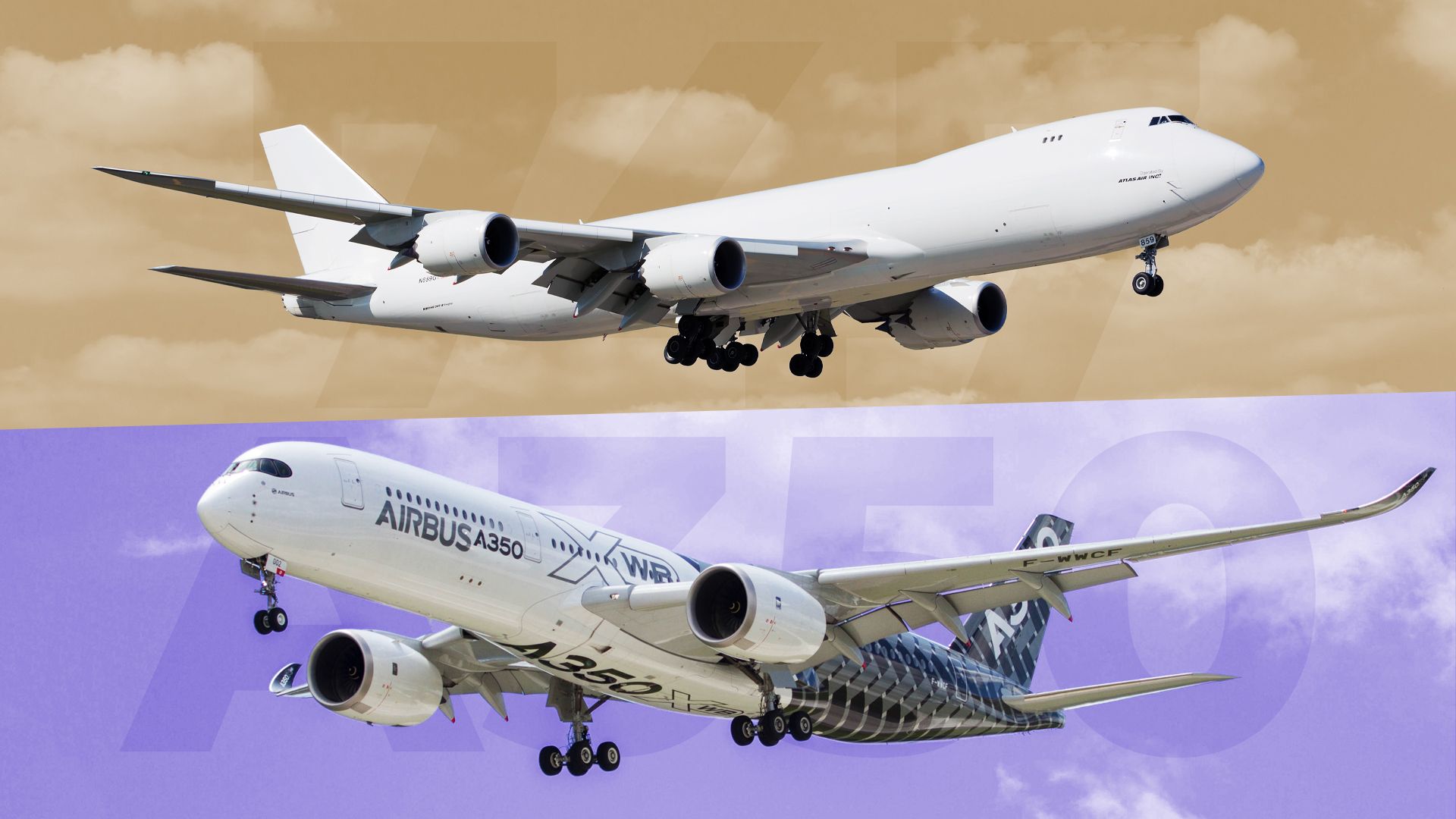 航空機・ヘリコプター Gemini200 1/200 A350-900 B747-400 A380 Gemini Jets 1/200 Delta A350-900 Unboxing + Comparison - YouTube