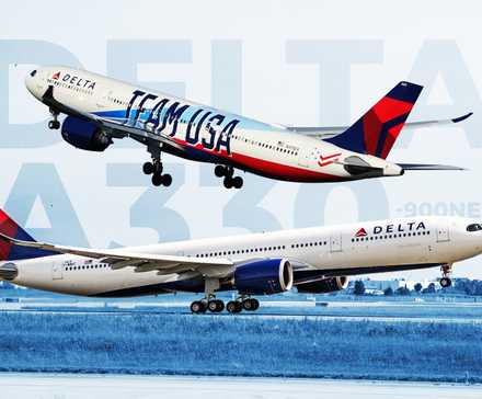 达美航空执飞空客 A330-900neo 的 30 多条航线