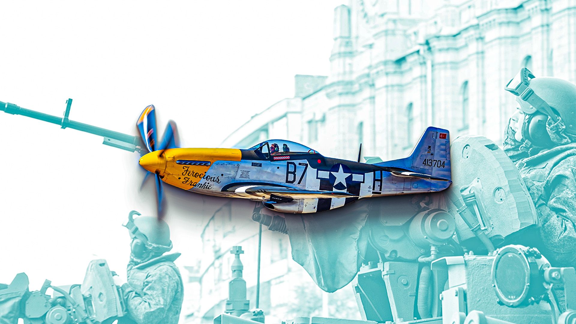 ミリタリー ELITE FORCE North American P-51 Mustang Elite Force North American P51D Mustang WWII Era Plane for
