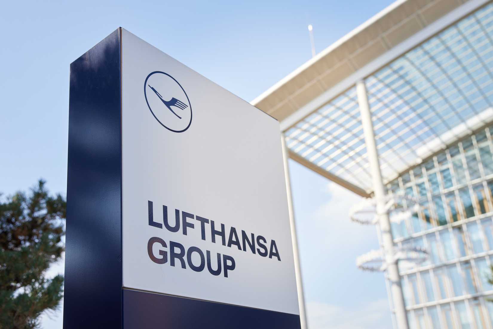 Lufthansa Group HQ Sign