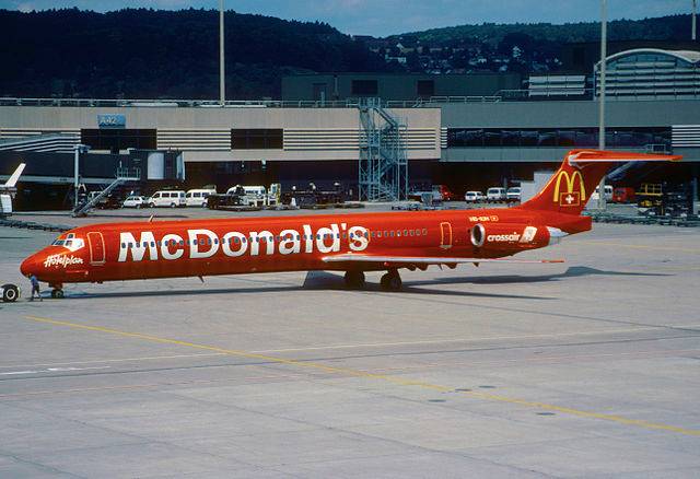 McPlane at Zurich Airport