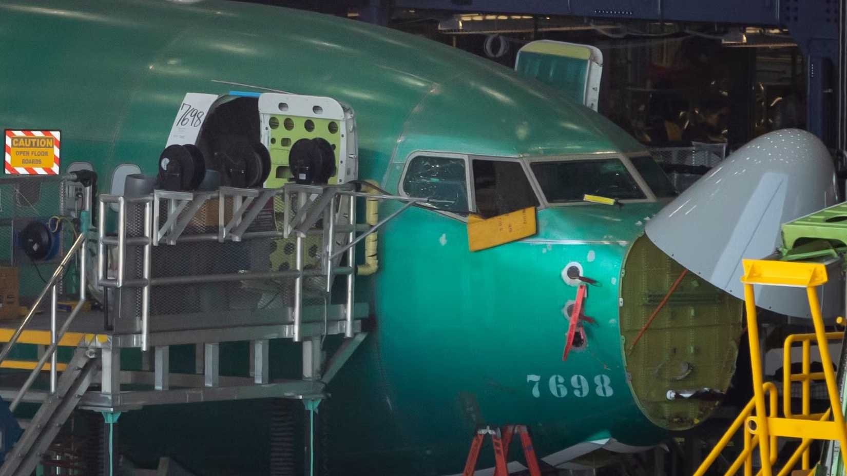 A Boeing 737 At Boeing's Renton Factory