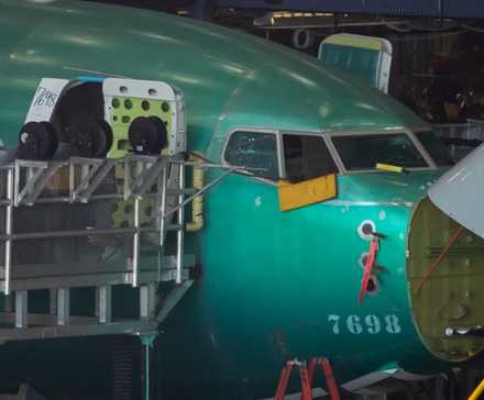 A Boeing 737 At Boeing's Renton Factory