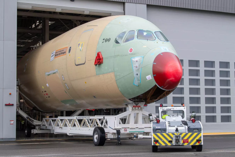 a350 freighter section factory