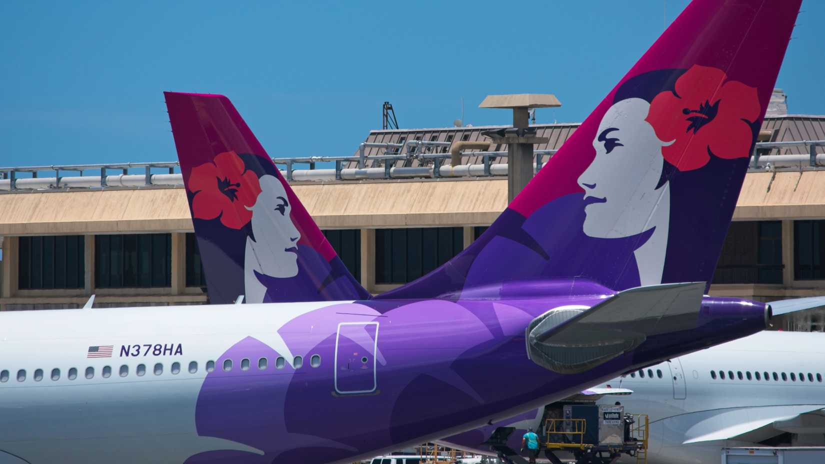 Hawaiian Airlines Airbus A330-200 aircraft tail