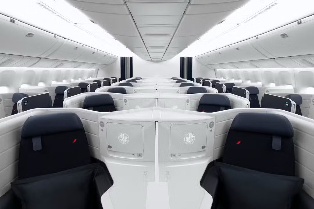 Air France Business Class Cabin