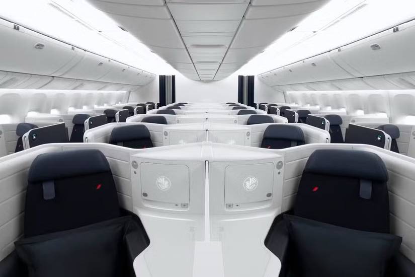 Air France Business Class Cabin