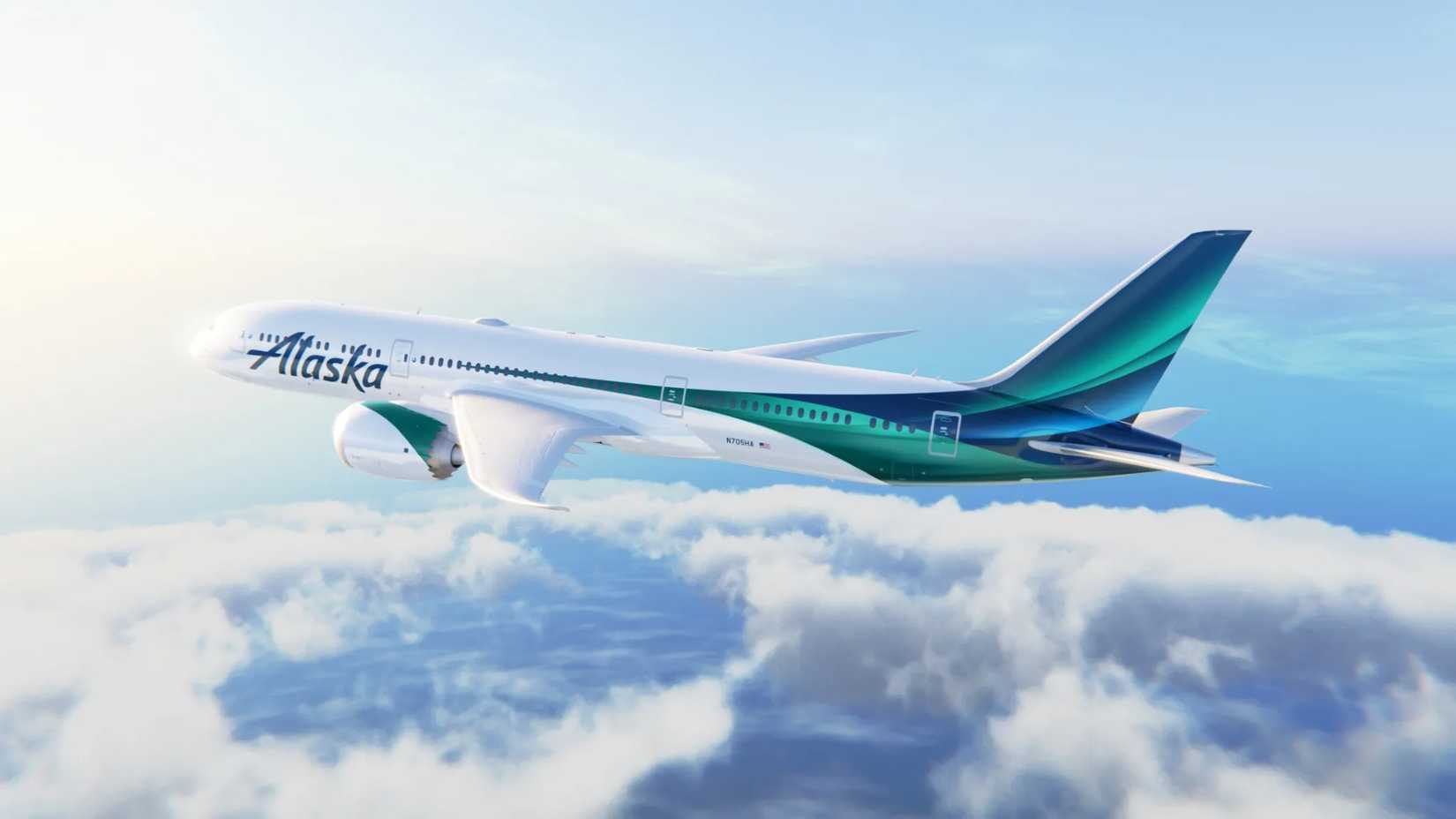 Alaska Airlines Boeing 787 Rendering