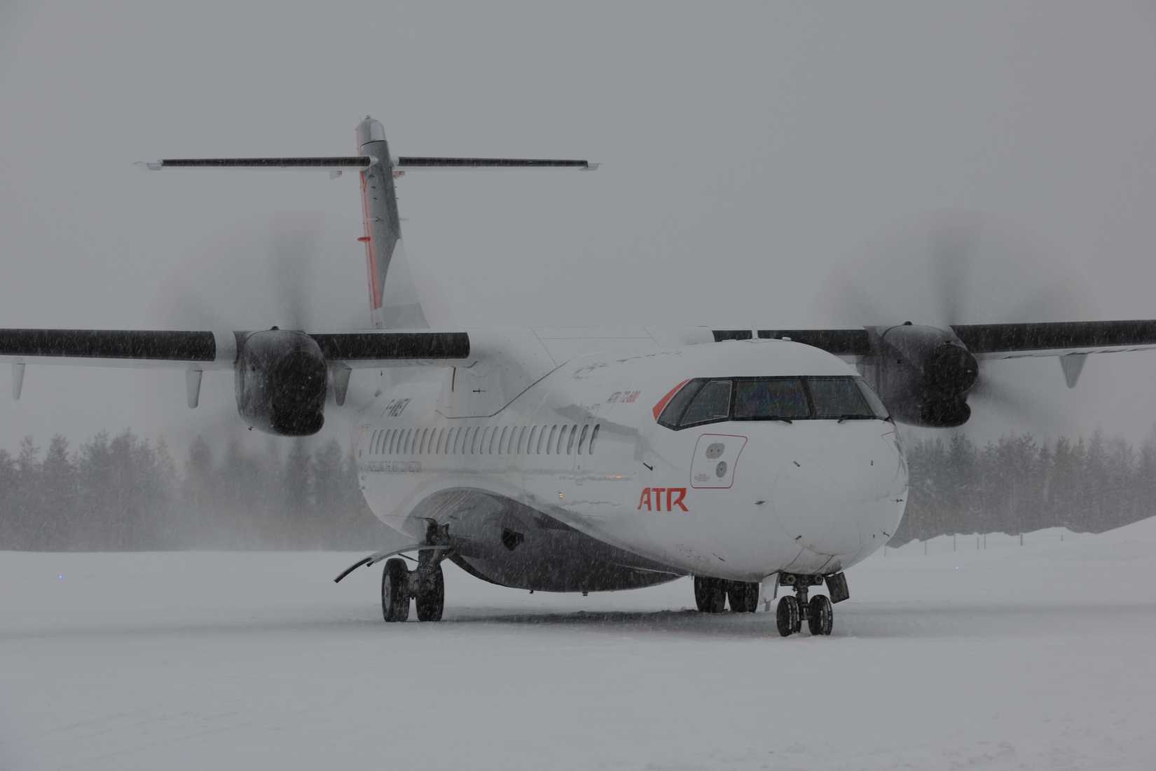 ATR 72-600 in ice conditions