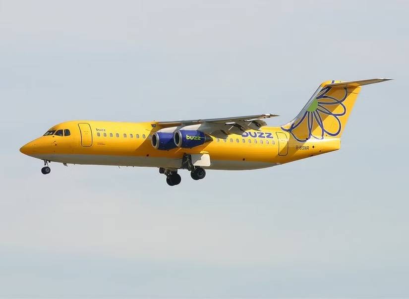 BAe 146-1 in the air